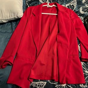 Red blazer
